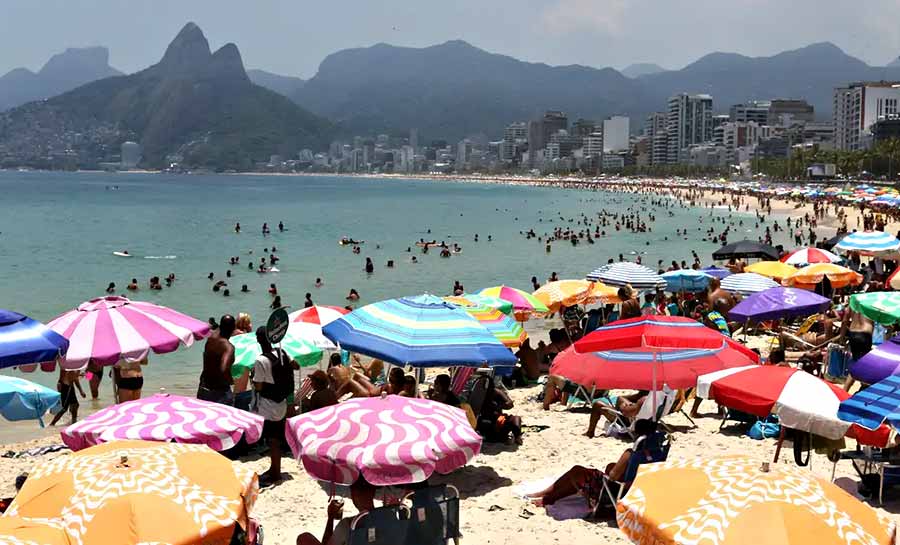 Rio tem sensação térmica de mais de 52 graus às 8h da manhã