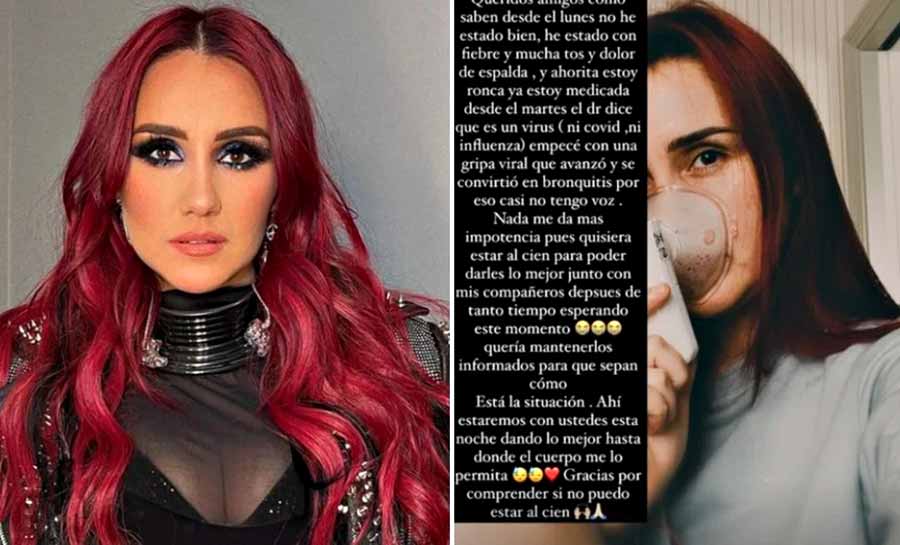 Saúde de Dulce Maria piora e cantora do RBD lamenta: ‘Não tenho voz’