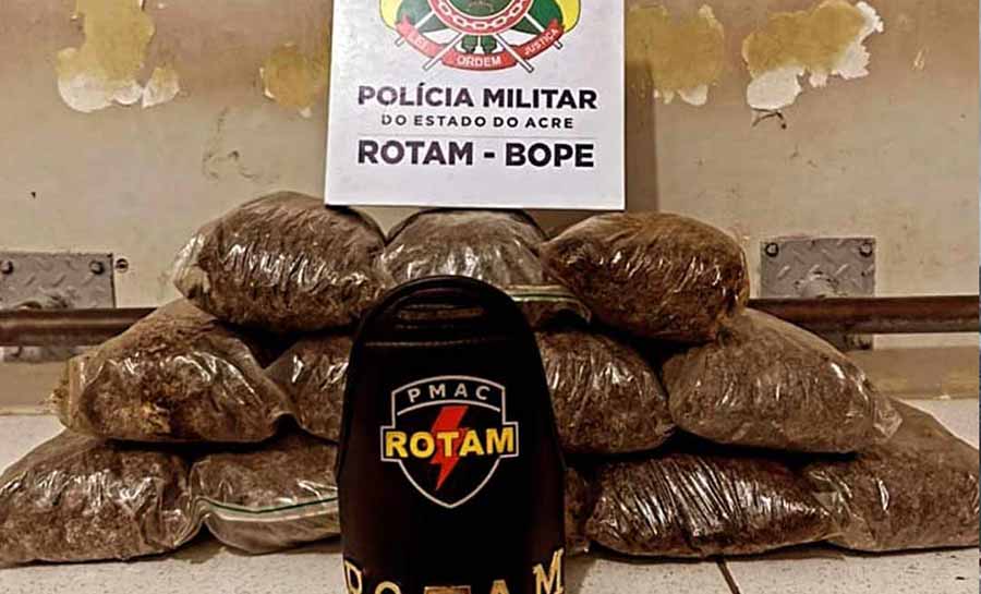 Após denúncia, equipe da Rotam apreende aproximadamente sete quilos de maconha na Cidade do Povo