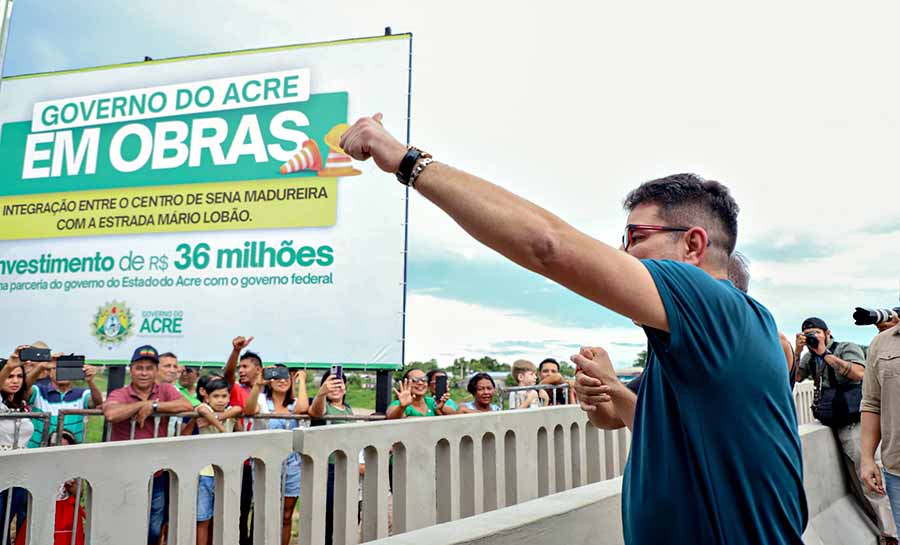 Governo entrega ponte que tira Segundo Distrito de Sena Madureira do isolamento