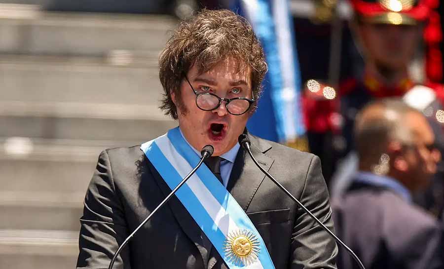 Javier Milei propõe colocar Argentina em estado de emergência até 2025