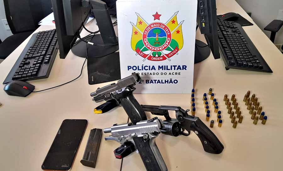 Bandidos são liberados em audiência de custódia e presos armados novamente em menos de 12 horas