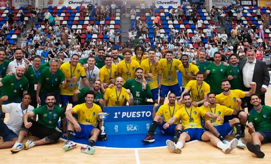 Brasil bate Argentina e conquista o Sul-Centro Americano de Handebol