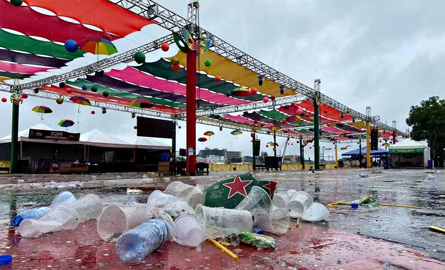 Mais de 20 toneladas de lixo já foram recolhidas durante o Carnaval em Rio Branco