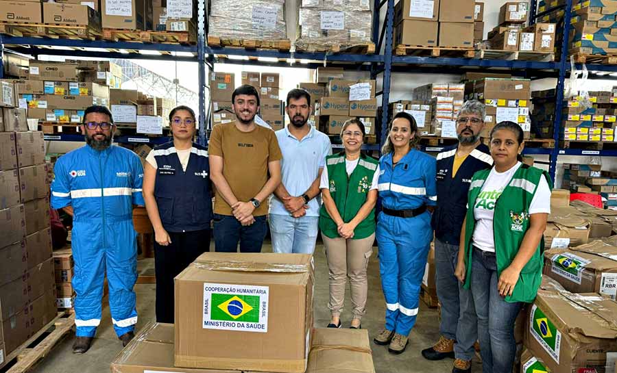 Após pedido do Estado, Ministério da Saúde envia equipe da Força Nacional do SUS para apoiar ações de cuidado à população afetada pela cheia