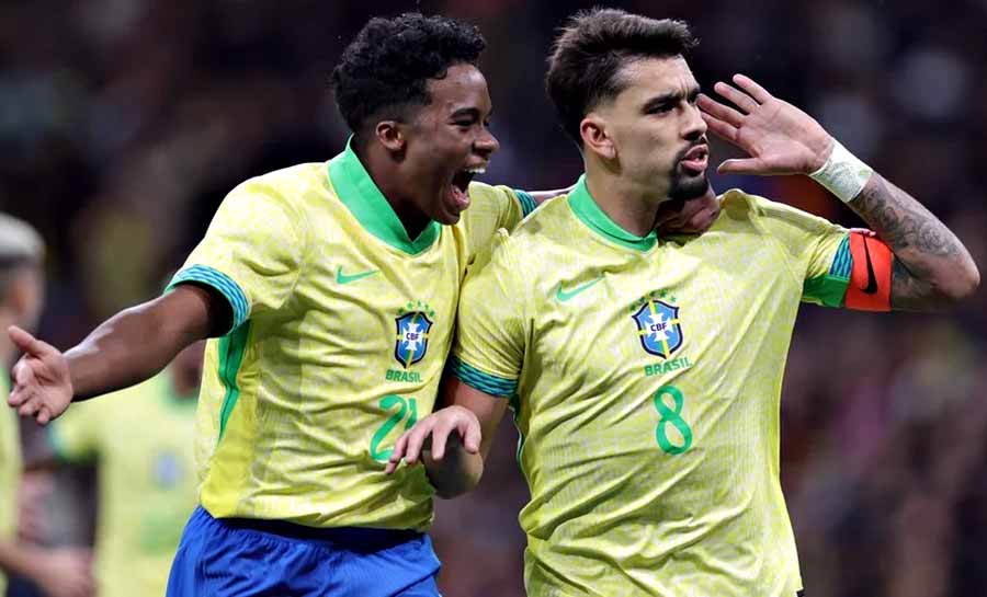 Eletrizante! Brasil e Espanha empatam em jogo de seis gols no Bernabéu