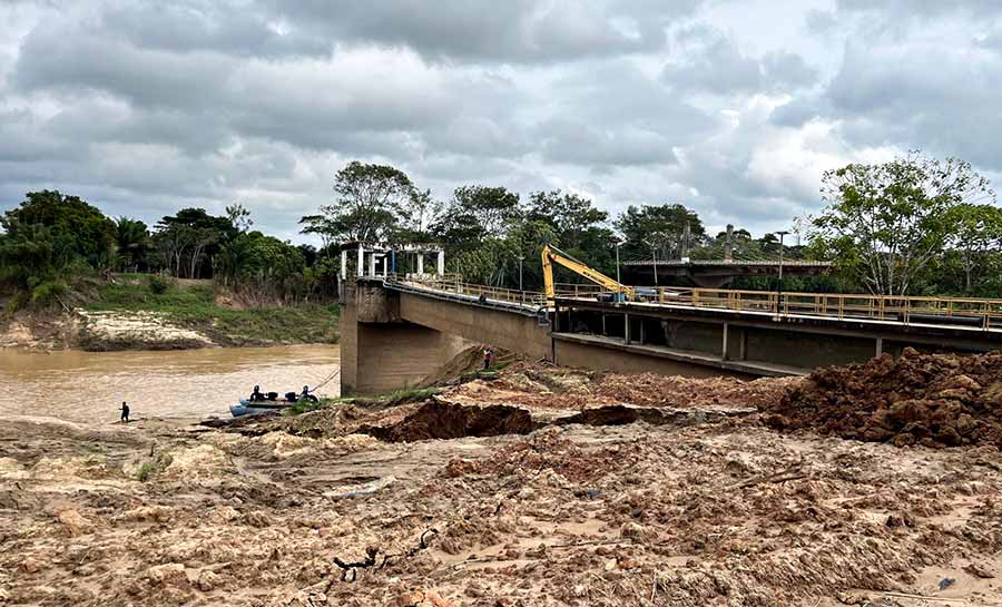 ETA ll paralisa trabalhos por estrutura ficar comprometida após desmoronamento