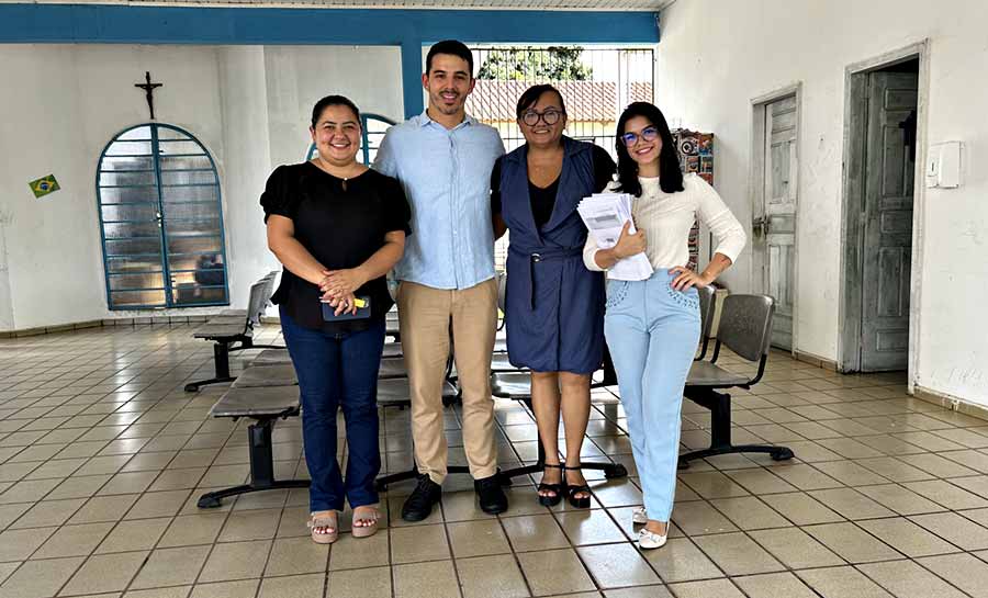 Antes do início da reforma, governo do Acre realiza visita técnica ao Lar Vicentino de Rio Branco