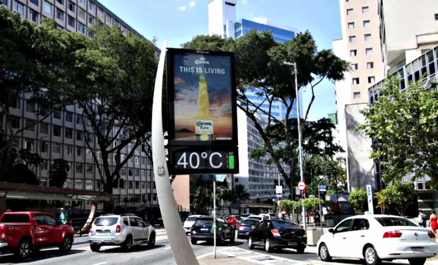 Março foi o mais quente da história e 10º mês com recorde de calor