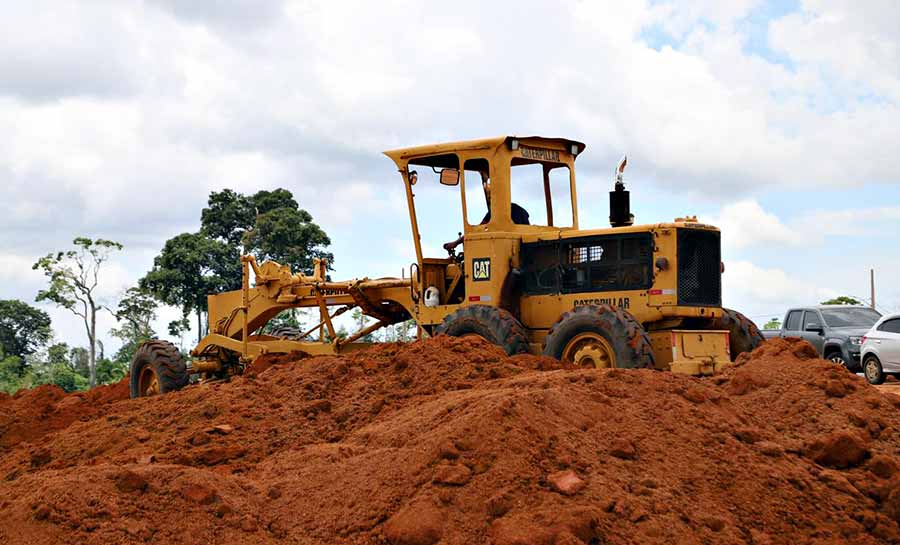 Deracre conclui preparação de área de 16 mil m² para a construção do Batalhão da Polícia Militar na Cidade do Povo, em Rio Branco