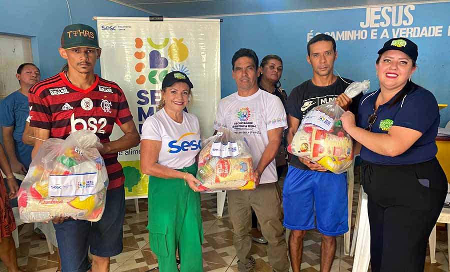 Sistema Fecomércio-Sesc-Senac/AC leva alento às famílias atingidas pelas cheias em Xapuri