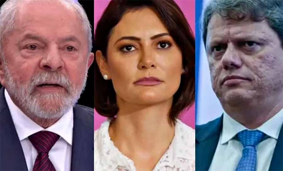 Michelle empata com Lula em eventual segundo turno, diz pesquisa do PL