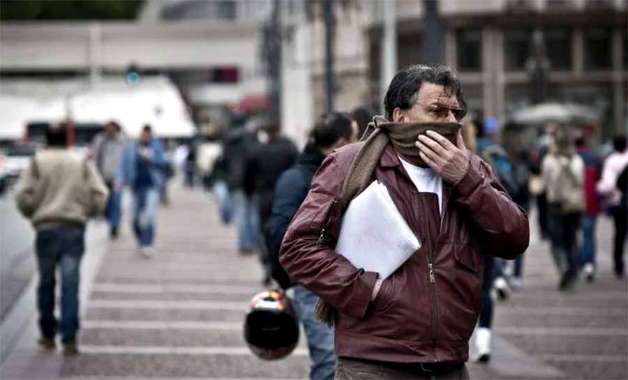 Frente fria ameniza o calor no Centro-Sul e despenca temperatura no RS