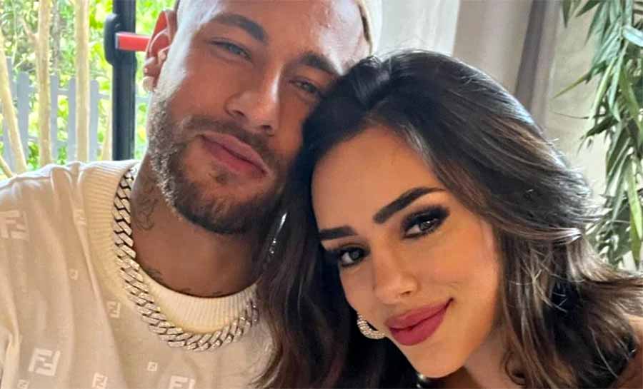 Neymar e Bruna Biancardi passam tarde juntos no Dia dos Namorados