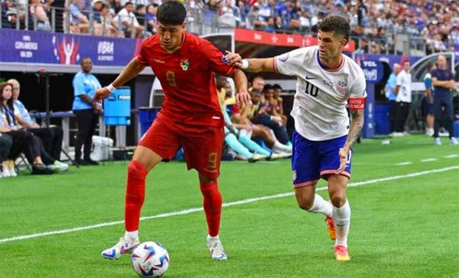 Sem dificuldades, Estados Unidos bate Bolívia na Copa América