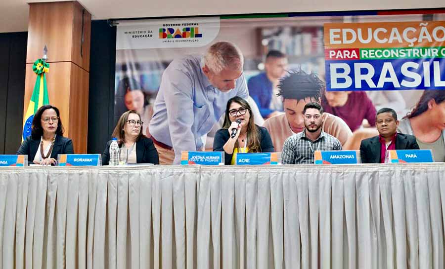 Experiência positiva do Acre na educação profissional e tecnológica é apresentada em evento do Ministério da Educação