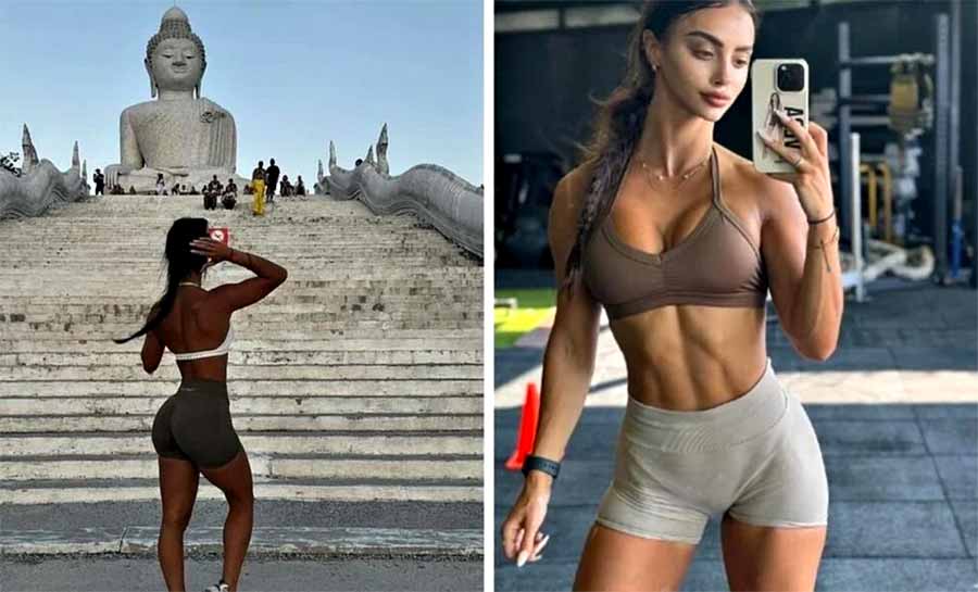 Influencer fitness é criticada por roupas ‘ousadas’ em lugar religioso