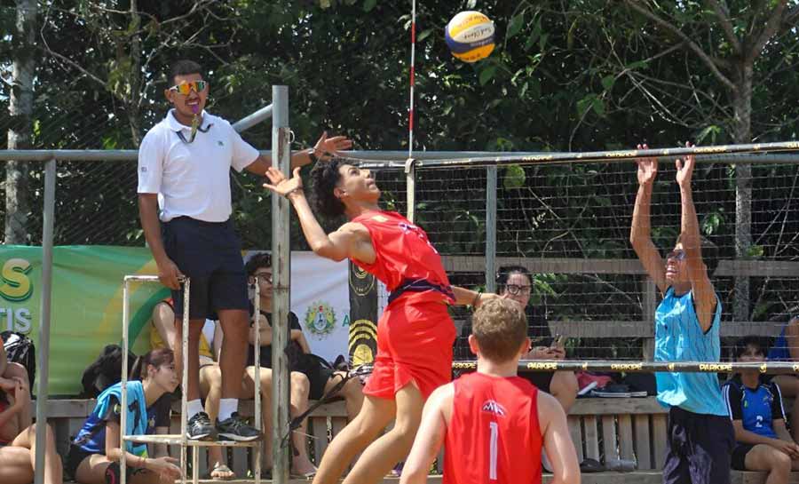 Nos Jogos Estudantis do Acre, vôlei de praia estreia na fase municipal em Rio Branco