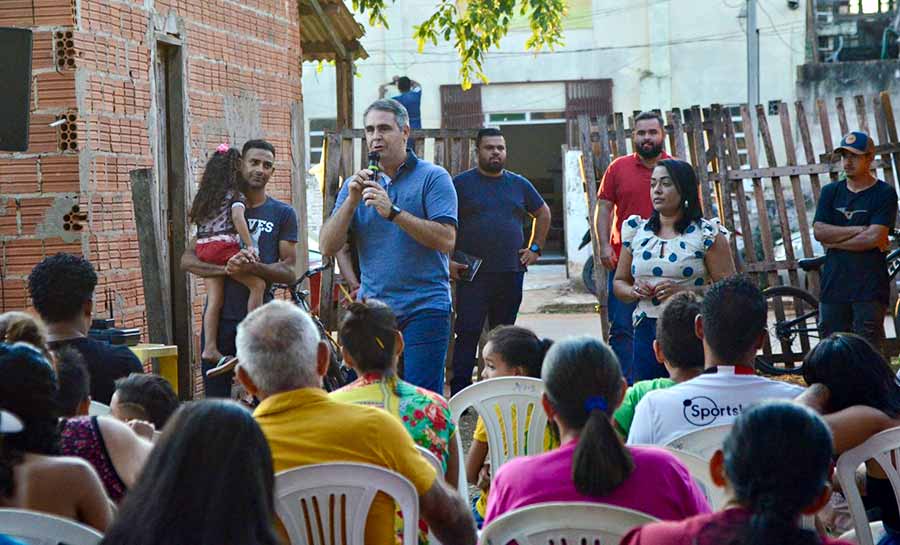 Marcus Alexandre recebe apoio de moradores da Baixada da Sobral e relembra obras da sua gestão