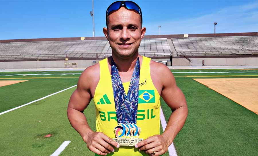 Policial civil do Acre conquista quatro medalhas de ouro nos Jogos Pan-Americano Master 2024