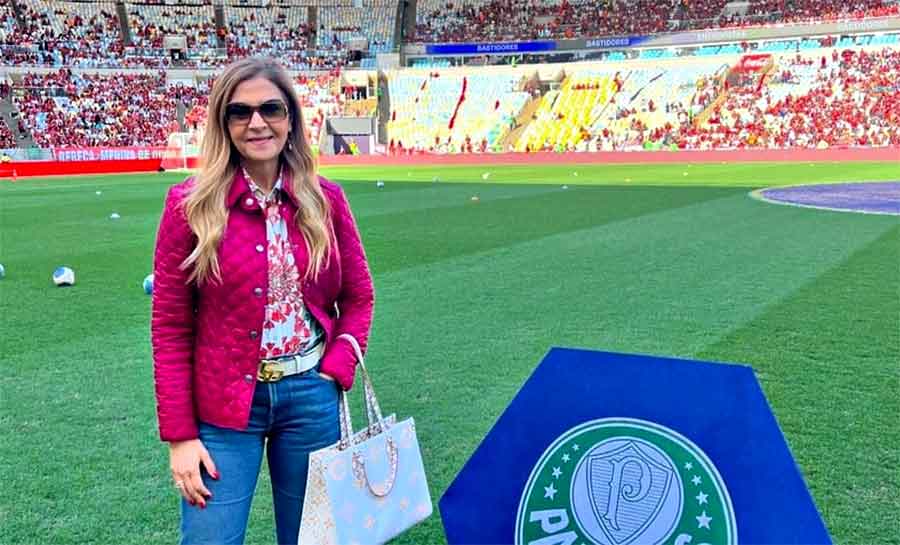 Palmeiras: Leila Pereira vive situação ‘constrangedora’ no Maracanã, diz jornalista