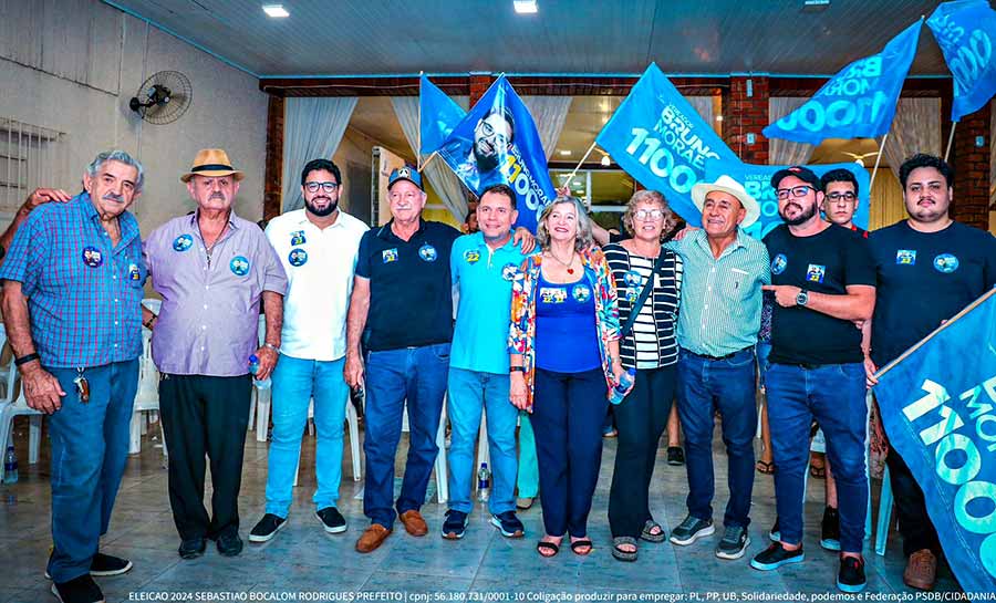 Bocalom participa de lançamento da candidatura de Bruno Moraes e celebra parceria com servidores terceirizados