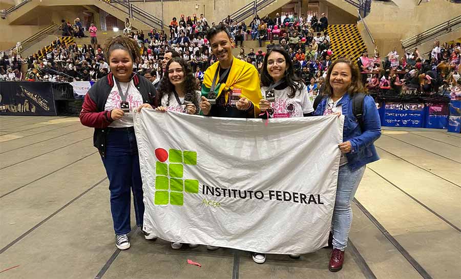 Alunos do Ifac em Rio Branco ganham medalha de bronze na 16ª Olimpíada de História do Brasil: ‘indescritível’