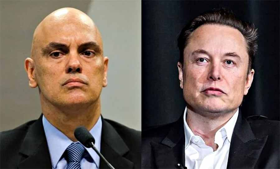 Moraes bloqueia recursos financeiros da Starlink, de Musk, para pagar multas do X