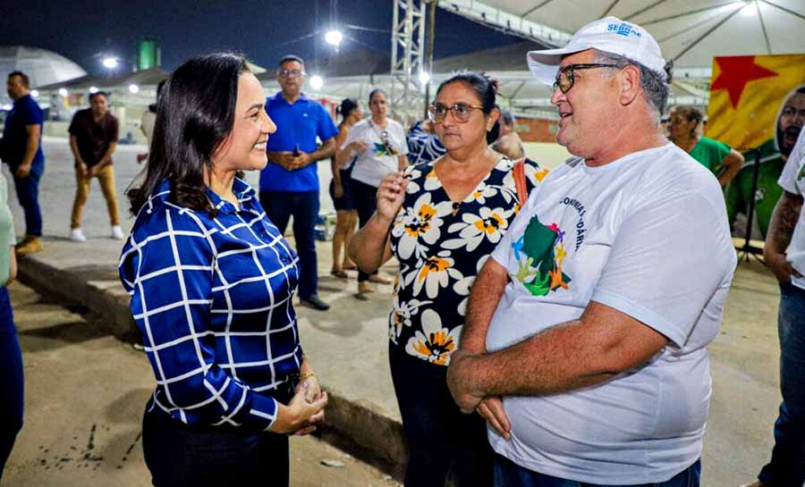 Vice-governadora Mailza Assis vistoria últimos preparativos para Expoacre