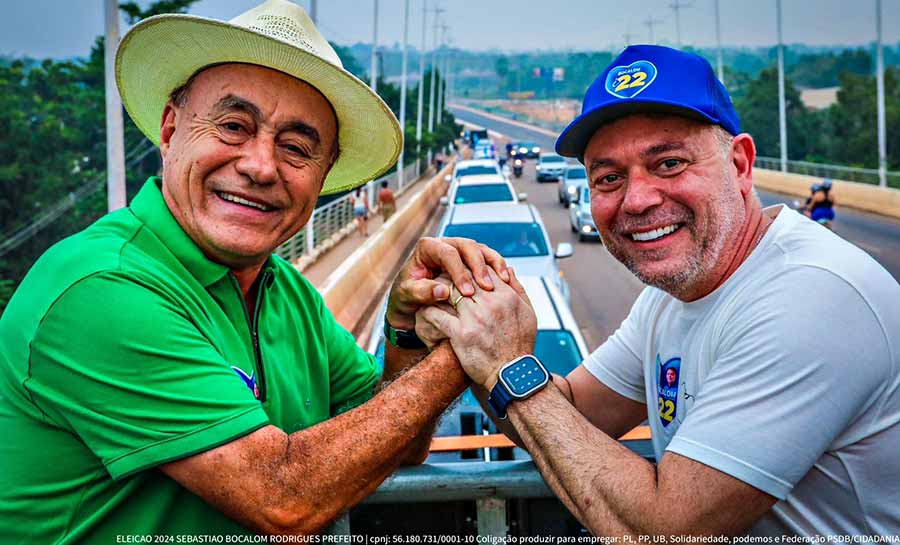 Tem Boca sim — Bocalom e Alysson recebem abraço da regional Cadeia Velha e carreata leva às ruas 800 veículos, entre carros e motos