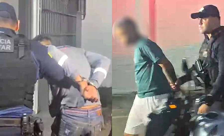 Dupla é presa e um menor apreendido em Rio Branco suspeitos de vários assaltos na cidade