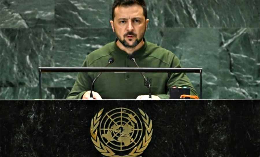 Na ONU, Zelensky questiona “real” interesse do Brasil em acordo de paz