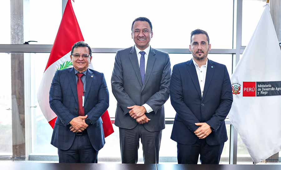 Gonzaga se reúne com ministro da Agricultura do Peru para facilitar exportação dos produtos acreanos para o país vizinho