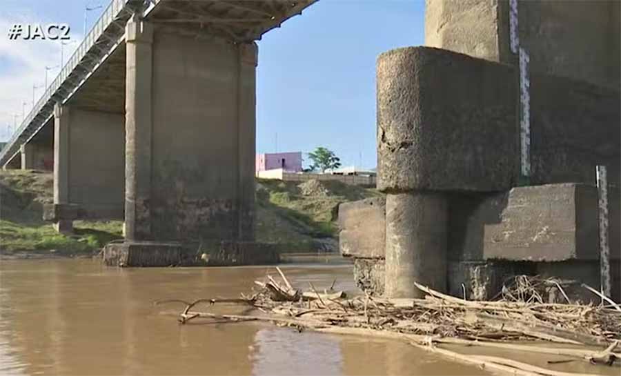 Nível do Rio Acre reduz mais de 1,80 metro na primeira semana de novembro