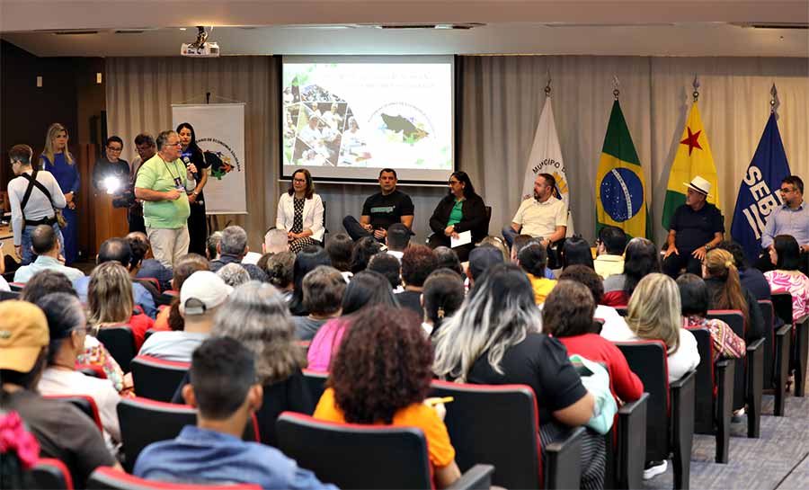 Com apoio do Sebrae, Encontro do Fórum Acreano de Economia Solidária reuniu empreendedores nesta segunda