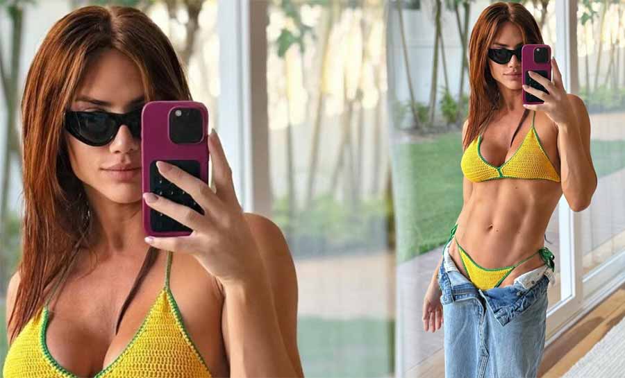 Giovanna Ewbank ganha elogios ao posar de biquíni; veja foto
