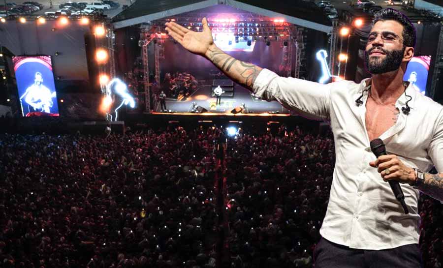 Gusttavo Lima emociona milhares de fãs na abertura dos shows da Expoacre