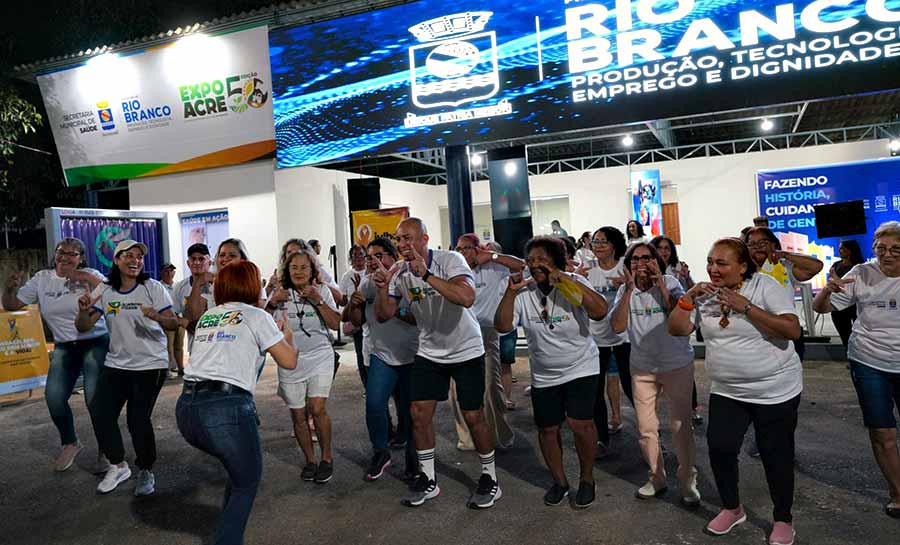 Serviços essenciais, combate à dengue e alto astral do grupo de idosos marcam fim de semana da Saúde de Rio Branco na Expoacre