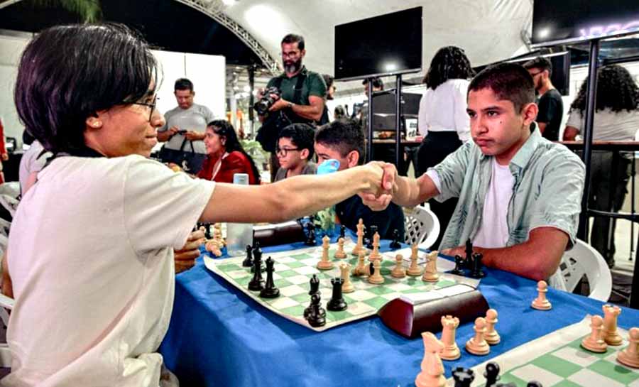 Em 2ª edição, Campeonato de Xadrez da Expoacre reúne 40 competidores em disputas emocionantes