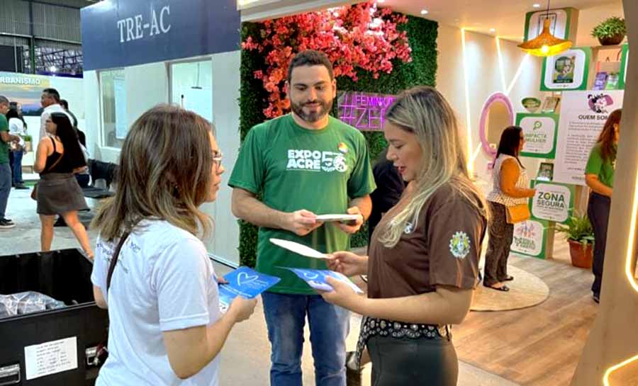 Na Expoacre, SEASDH apresenta ações de enfrentamento e prevenção ao tráfico de pessoas