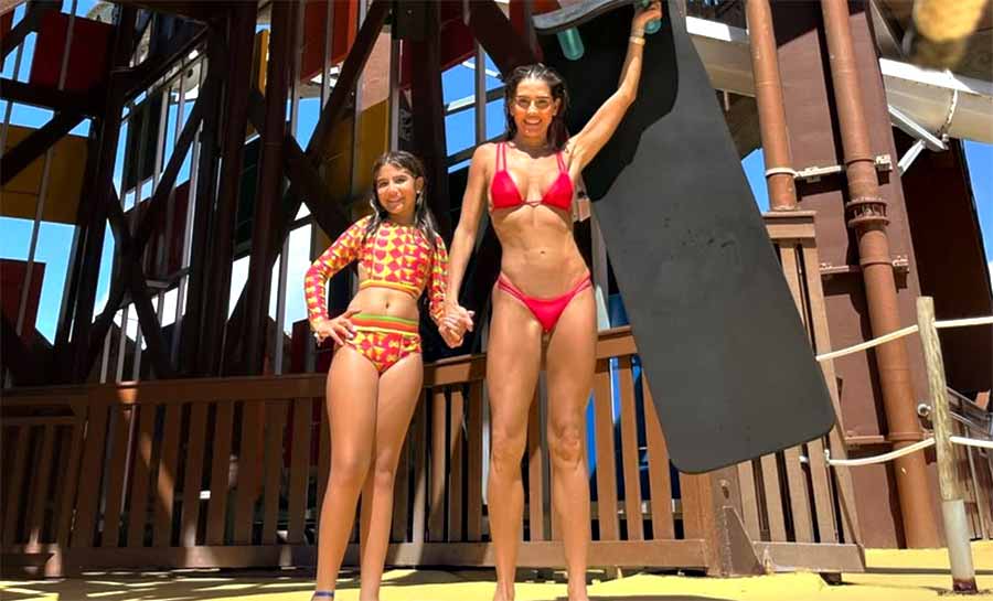 Deborah Secco abre álbum de fotos das férias com a filha: “Amor”