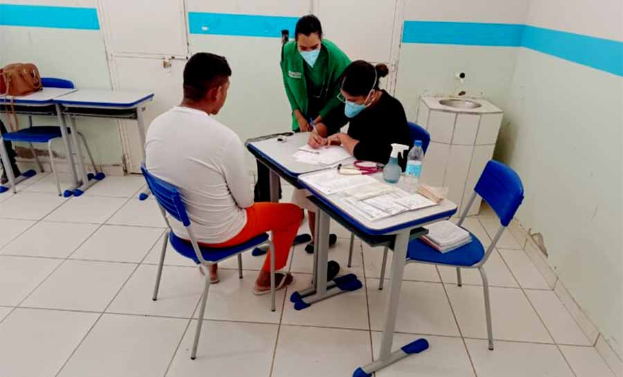 Ação de rastreamento de doenças é realizada no Complexo Penitenciário de Rio Branco