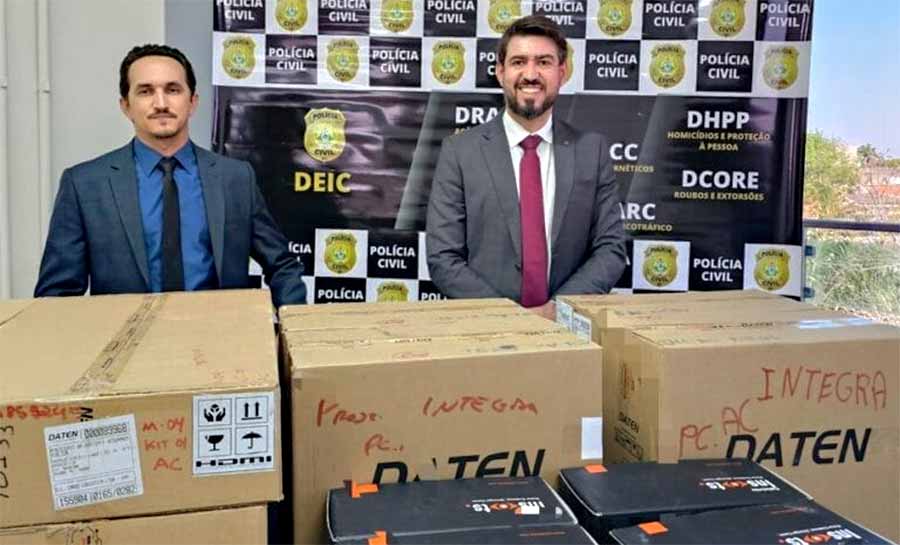 Polícia Civil do Acre recebe equipamentos de última geração para reforçar investigações contra o crime organizado