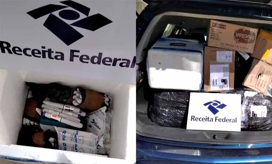 Receita Federal apreende R$ 100 mil em canetas emagrecedoras contrabandeadas em Boa Vista