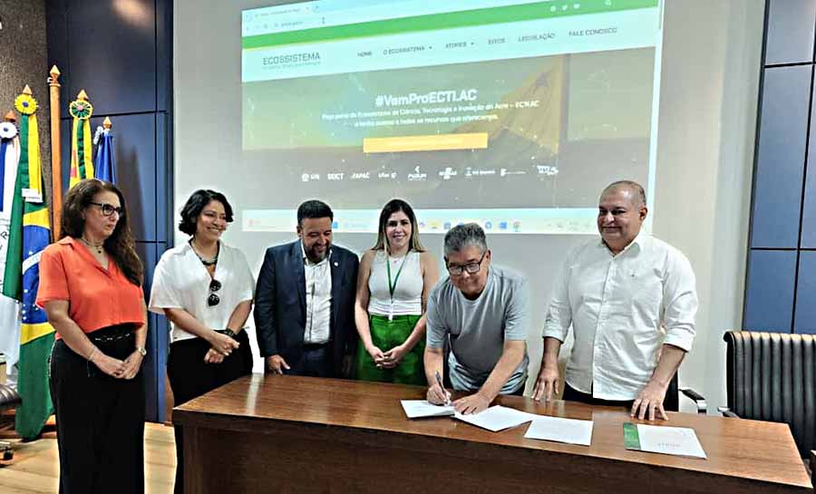 Governo e MCTI firmam parceria para fortalecer o Ecossistema de Ciência, Tecnologia e Inovação do Acre