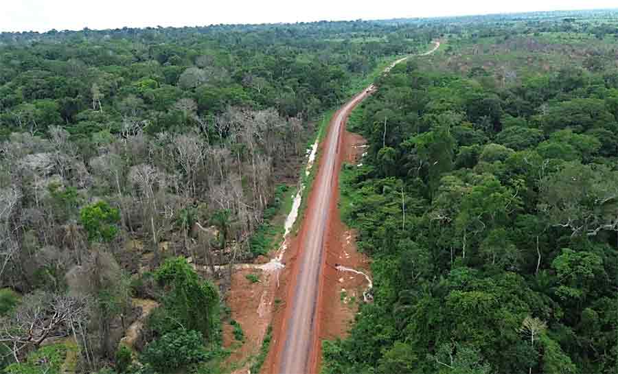 Deracre faz vistoria nas obras de pavimentação do Ramal dos Paulistas em Porto Acre