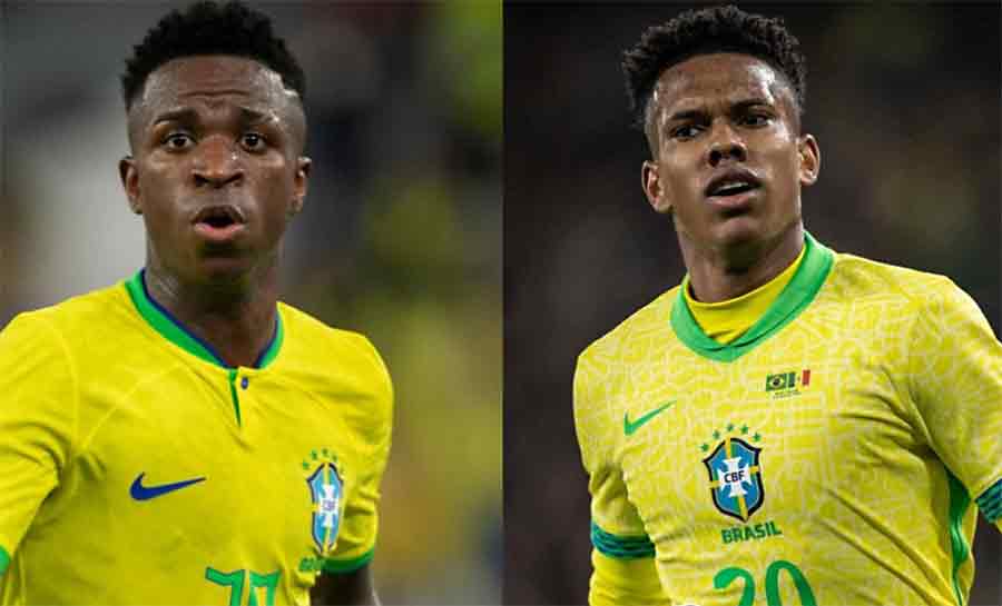 Web nota “treta” entre Vini Jr. e Estêvão em gol da Seleção