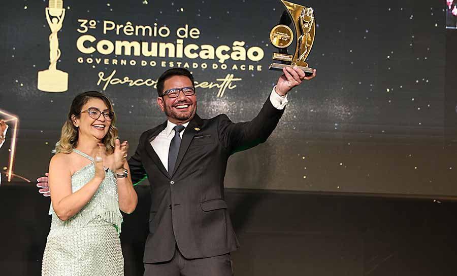 Reconhecimento e valorização marcam a noite do 3º Prêmio de Comunicação do Governo do Acre