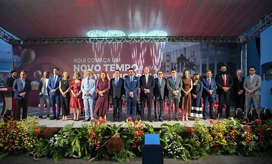 Governador Gladson Camelí prestigia inauguração da nova sede do Ministério Público do Acre em Rio Branco